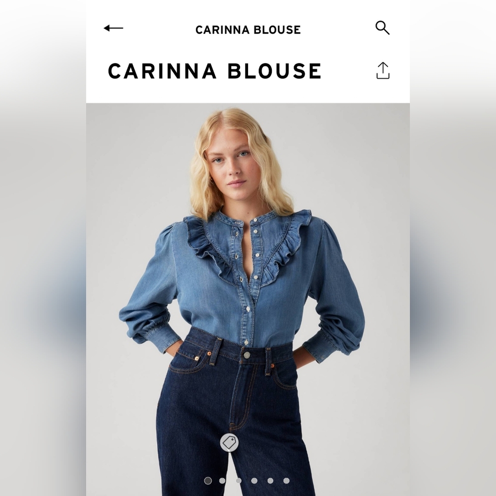 SOLD Levis Carinna Blouse NWT